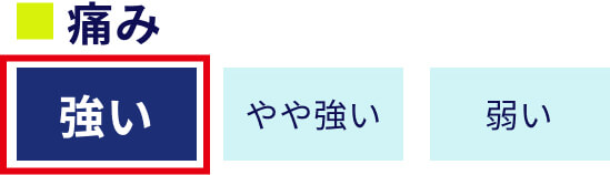 痛み 強い